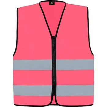 Pánská bunda Korntex Cologne Unisex bezpečnostní vesta na zip KX217 Neon Pink XL