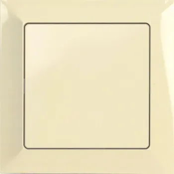 Stavebniny Tlačítkový ovládač zvonek, světlo béžový kompletní vypínač