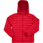 B&C Unisex prošívaná bunda JG001 Red XS