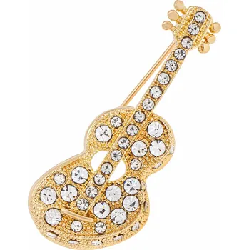 Brož Brož kytara zlatá 2041