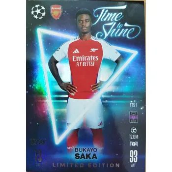 Sběratelská karetní hra Bukayo Saka