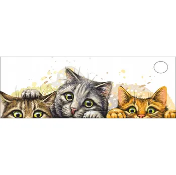 PODLOŽKA na stůl Micke 142x50 cm KOČKY KOŤATA