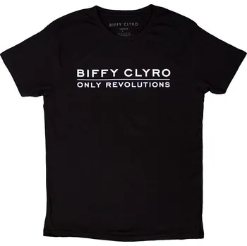 Pánské tričko Biffy Clyro Only Revolutions Black S Tričko