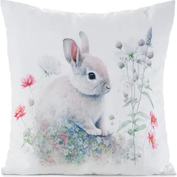 Velikonoční polštář BUNNY I. 45x45 cm Mybesthome Varianta: Povlak na polštář s výplní, 45x45 cm