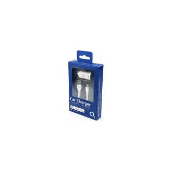 Autonabíječka O2 USB-A 2.4A včetně kabelu Lightning bílá 1m bílá 8595106657514