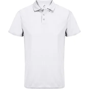 Pánské tričko SOĽS Pitcher Unisex sportovní polo triko SL04442 Bílá L
