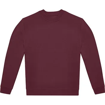 Pánská mikina B&C Unisex mikina WG007 Burgundy XS