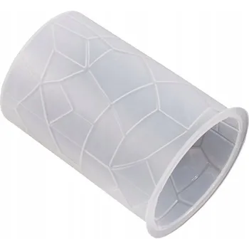 Výroba svíčky Forma na vosk pro výrobu svíček, geometrická forma, výška 8,1 cm