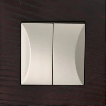 Stavebniny Sériový přepínač řazení 5 strojek + klapka do vícenásobného rámečku - písek