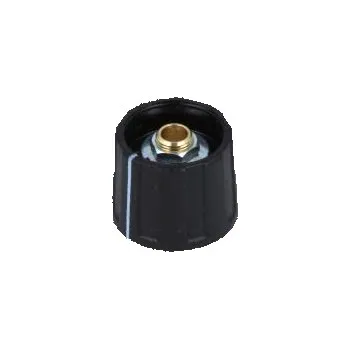 Knoflík Knoflík s ukazatelem ABS Pr.hříd 6mm Ø20x15,5mm černá