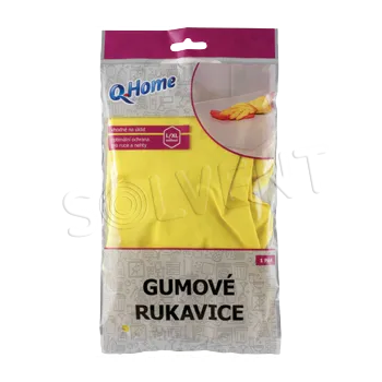 Rukavice na úklid Q Home gumové rukavice L/XL