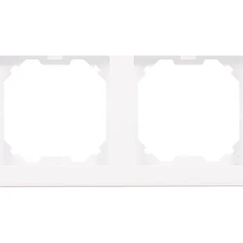 vypínač Rámeček dvojnásobný bílý
