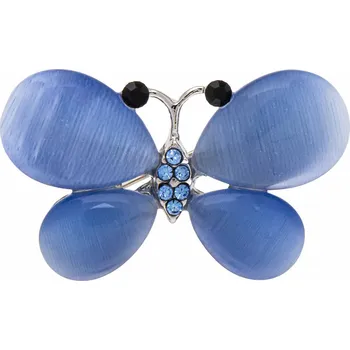 Brož Brož motýl modrý 2043