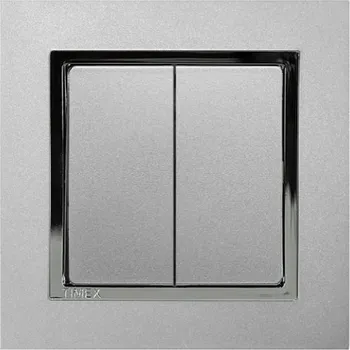 Stavebniny Žaluziový výpínač Magic vratný kompletní vypínač - rámeček stříbrná zlatá