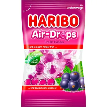 Bonbon Haribo Air Drops Fresh Cassis 100g