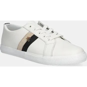 Dámské tenisky Kožené tenisky Lauren Ralph Lauren Janson II dámské, bílá barva, 802979187001 802979187001.100 00X, EUR 39