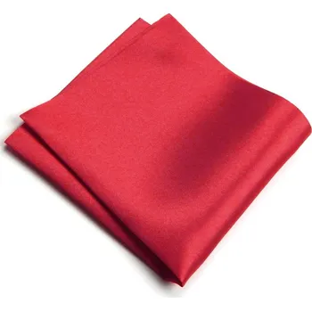 HEDVA ČESKÝ BROKÁT Kapesníček PESh 400 satén červená Barevná varianta: červená 05