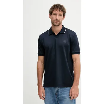 Pánské tričko Bavlněné polo tričko Marc O'Polo tmavomodrá barva, 526203453080 59X, vel. S