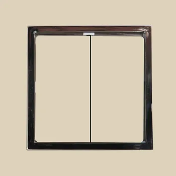 Stavebniny Sériový přepínač MAGIC rámeček béžová - chrom