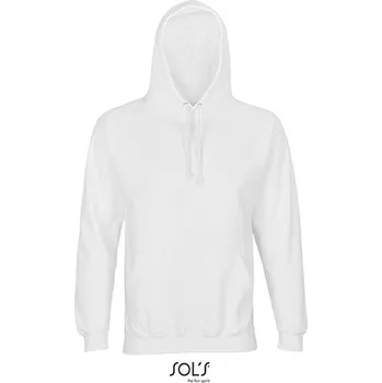 Pánská mikina SOĽS Condor Unisex mikina s kapucí SL03815 Bílá XL