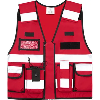 Korntex Bonn Reflexní vesta pro speciální jednotky KX040 Red XXL/4XL