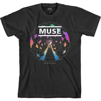 Pánské tričko Muse Tričko Resistance Moon Unisex Black S