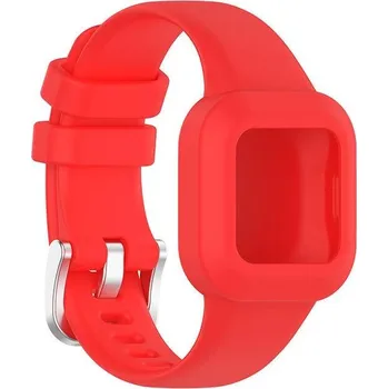 Příslušenství k chytrým hodinkám eses Silikonový řemínek pro Garmin Vivofit Junior 3 - Červený