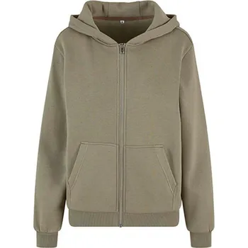 Dámská mikina Build Your Brand Dámská mikina na zip BY290 Pale Olive M