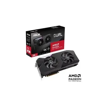 Grafická karta ASUS VGA AMD Radeon RX 7900 XTX DUAL, 24GB GDDR6, 3xDP, 3xHDMI
