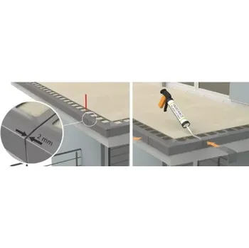 Polyuretanový tmel na terasy a balkony – Elastická těsnicí hmota (víceúčelový, jednosložkový tmel pro montáž profilů, lepení, tmelení | balení – cartridge 290 ml)