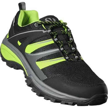 Dámská treková obuv Roly Marc Unisex outdoorová obuv ZS8335 Black 02-Fluor Green 222 41