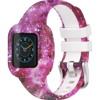 Příslušenství k chytrým hodinkám eses Silikonový řemínek pro Garmin Vivofit Junior 3 - Galaxie