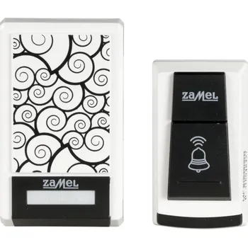 Domovní zvonek Zamel TANGO černobílá