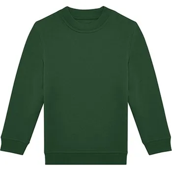 Dívčí mikina B&amp;C Dětská mikina přes hlavu WK001 Bottle Green 12/14 (152/164)