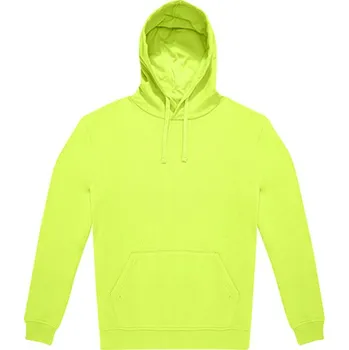 Pánská mikina B&amp;C Hoodie Unisex mikina s kapucí WG008 Acid Lime 3XL