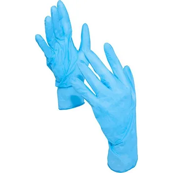 Pracovní rukavice Korntex Kars Jednorázové nitrilové rukavice - 100 ks KX172 Blue XL
