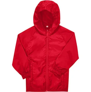 B&C Dětská lehká větrovka JK001 Red 9/11 (134/146)