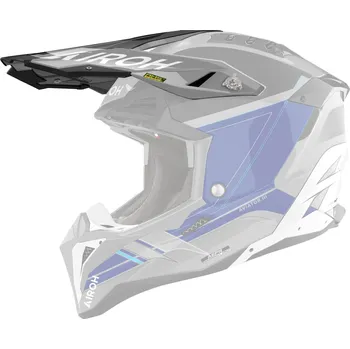 Helma na motorku AIROH kšilt pro přilbu AVIATOR 3 Saber modrý lesklý