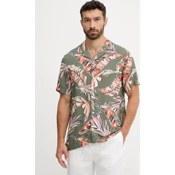 Pánská košile Košile Tommy Hilfiger MW0MW39449 zelená 91X, vel. XL