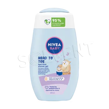 Sprchový gel Nivea Baby SG 200ml tělo vlásky Bed Time