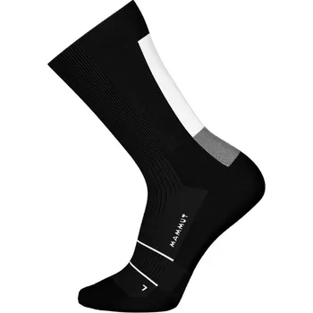 Pánské ponožky Mammut Mammut Trail Running Lightweight Merino Crew Socks Barva - Velikost: Černá - 42-44