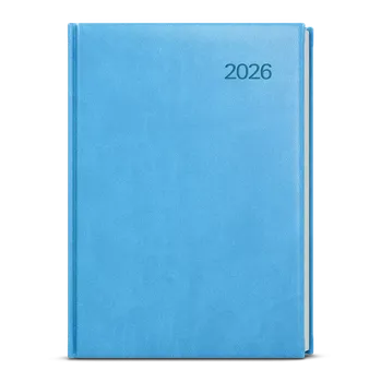 Diář Diář týdenní A5 Vivella světle modrá - blok Oskar