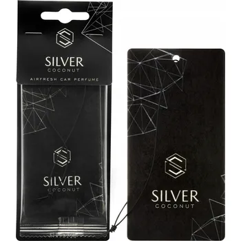 Vůně do auta OSVĚŽOVAČ VZDUCHU DO AUTA AIRFRESH SILVER, KOKOS