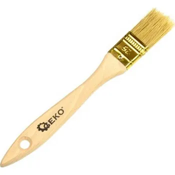 Štetec plochý, 25 mm, dřevěná rukojeť GEKO nářadí G66024