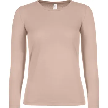 B&amp;C Dámské tričko s dlouhým rukávem TW06T Millennial Pink M