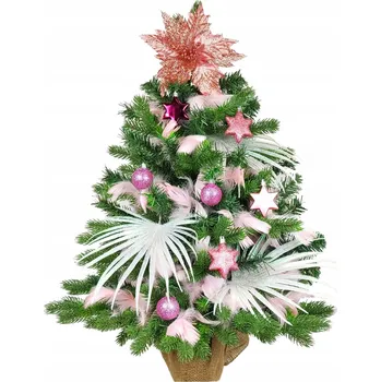 Vánoční stromek Laalu.cz Ozdobený stromeček POHÁDKOVÁ HVĚZDIČKA 60 cm s LED OSVĚTLENÍM