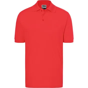 Pánské tričko James&Nicholson Unisex polokošile JN070 Tomato L
