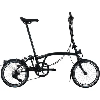Skládací kolo Brompton C Line 12Speed, Black/Black Typ řídítek: H