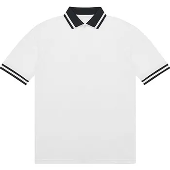 Pánské tričko B&amp;C Unisex funkční polo triko PG001 White-Black XXL