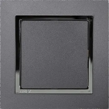Stavebniny Jednopólový vypínač rámeček grafit - grafit